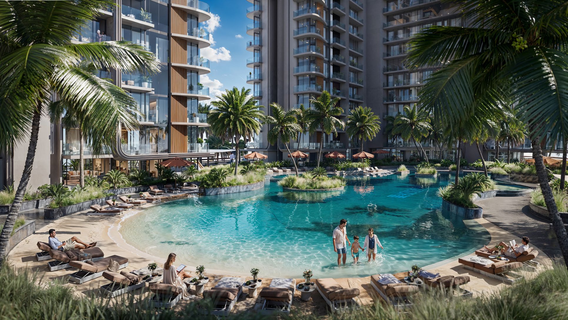 Azizi David, 2 bed, Al Jaddaf
